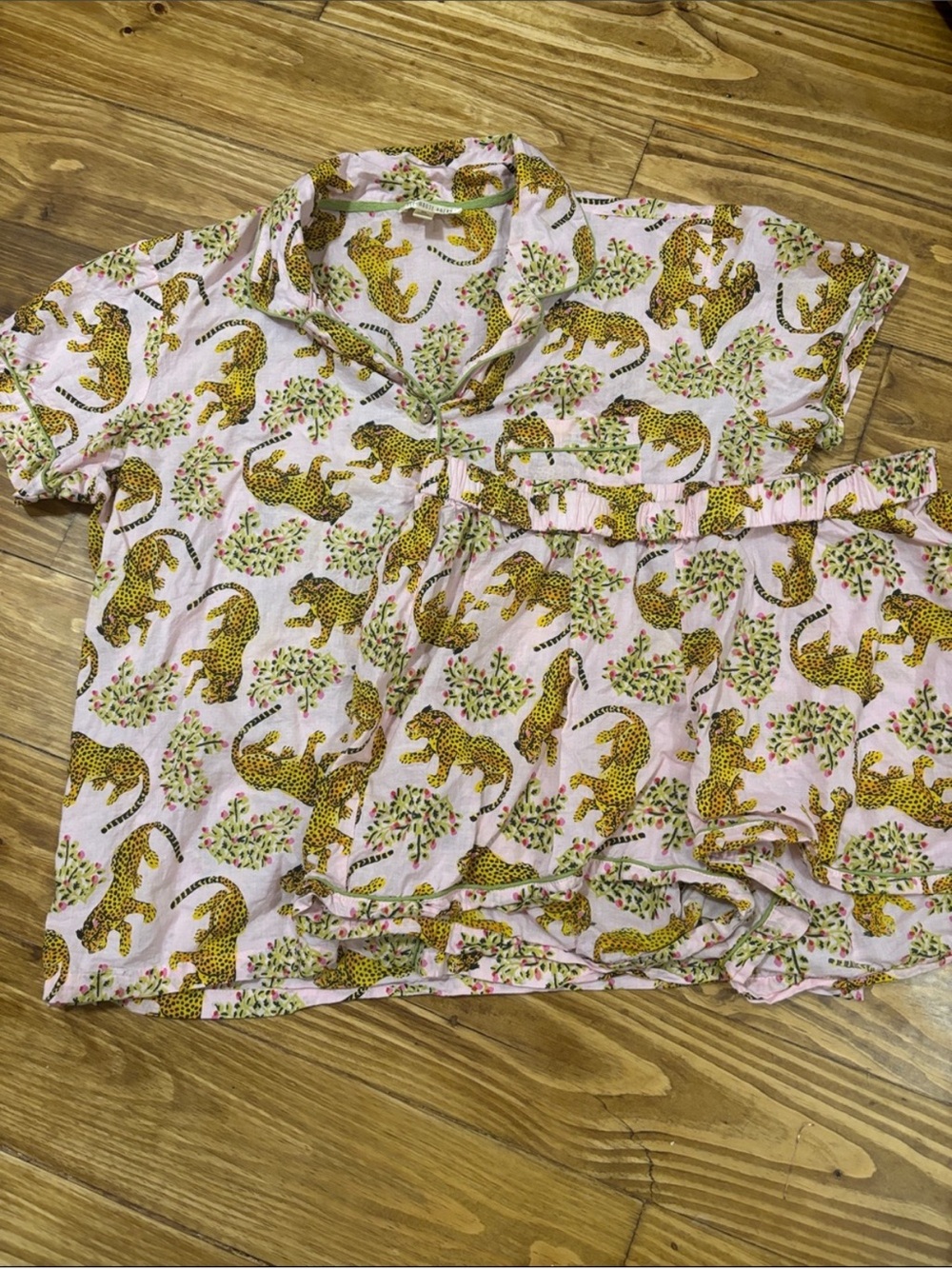 Pink 100% Cotton Pajama Set